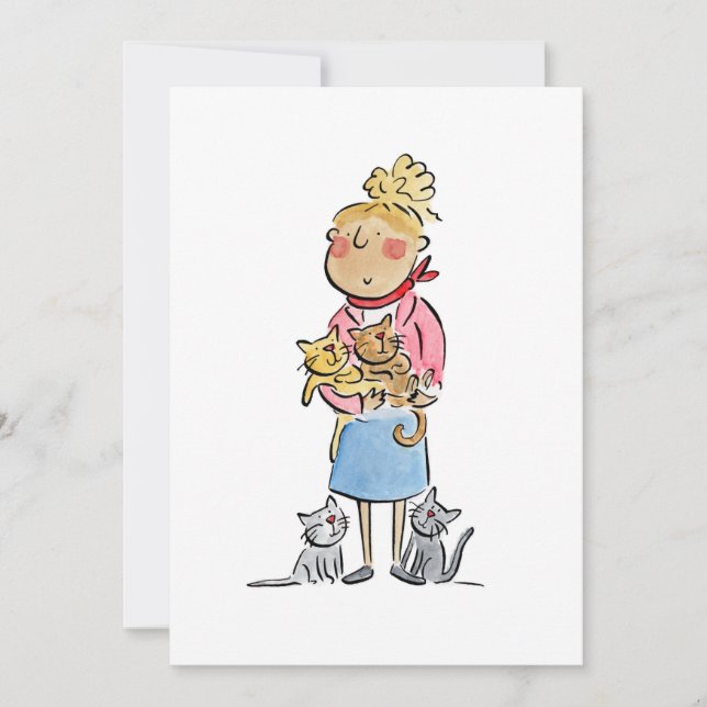 Katt Inbjudningar (Framsida)