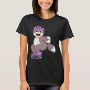Katt Inlinesåkning Rullskridskor Sport T Shirt