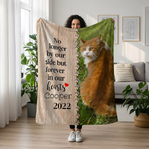 Katt inte längre vid vår sida utan i vårt hjärta fleecefilt