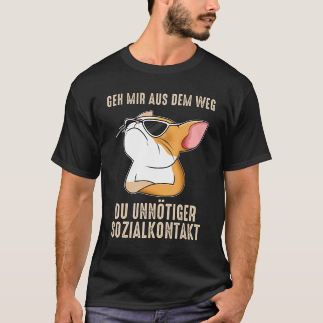 Katt Ironi Sarcasm Citat Outfit T Shirt (Framsida)