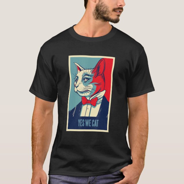 Katt - Ja, vi katt T Shirt (Framsida)