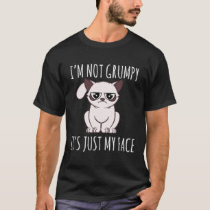 Katt-jag är inte grumlig bara min Ansikte T Shirt