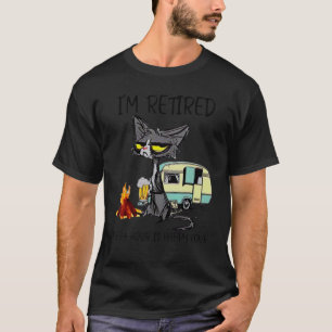Katt jag är trött varje timme är Lycklig-timmen. T Shirt