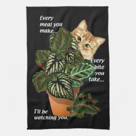 Katt jag kommer att titta på er Sång parody Poted Kökshandduk