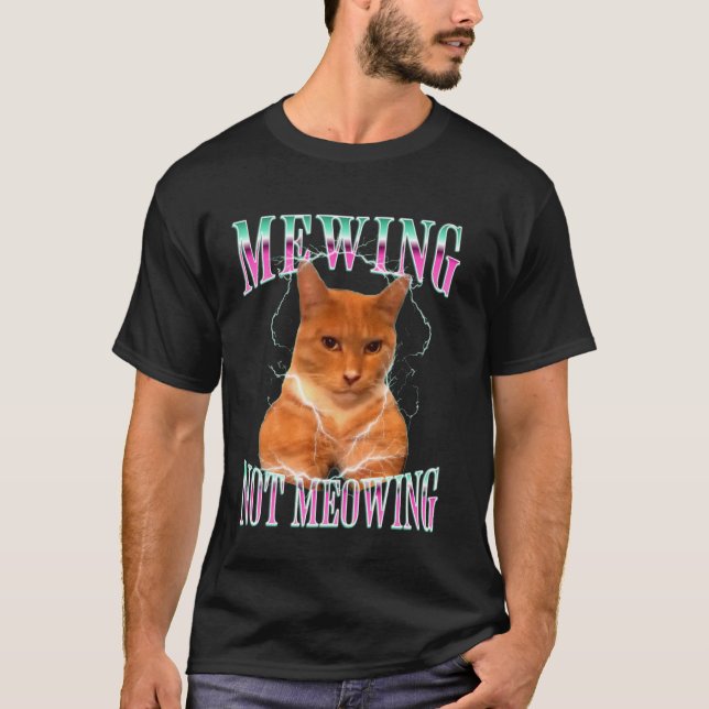 Katt Jamande Meme Jamande Inte Jammer T Shirt (Framsida)