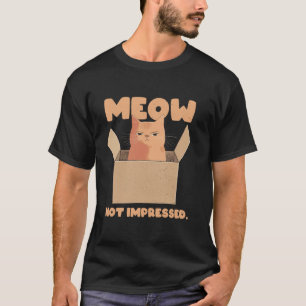 Katt jamar inte imponerad meme sarkastisk grinig k t shirt