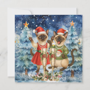 Katt jul hälsning för kattälskare julkort