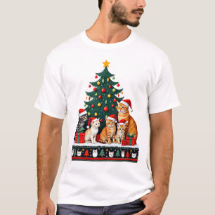 Katt jul rolig ful Kvinnor Män Glad present (5) T Shirt