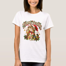 Katt Jul Rolig Jul Kitty T-Shirt