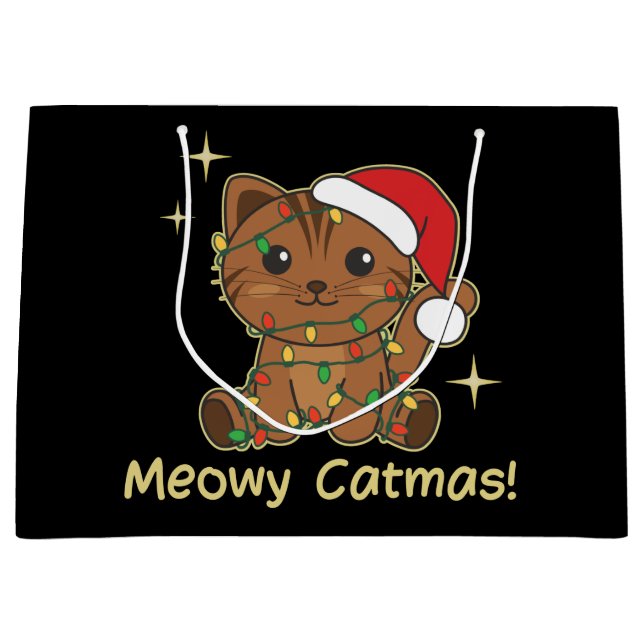 Katt juldjur Cute Cats Meowy Catmas Large (Framsidan)