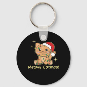 Katt juldjur Cute Cats Meowy Catmas Nyckelring