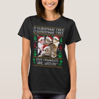 Katt Julfusnyj Julafton Ugly Julsötare C T Shirt