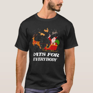 Katt julklapp för alla fuktiga julklappar t shirt
