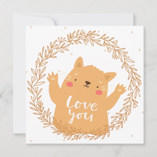 Katt Julkort (Framsida)