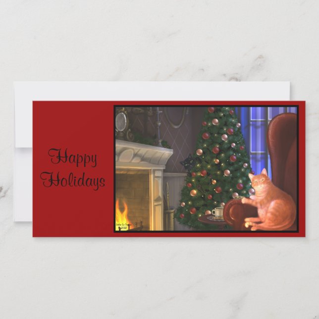 Katt julkort (Framsida)