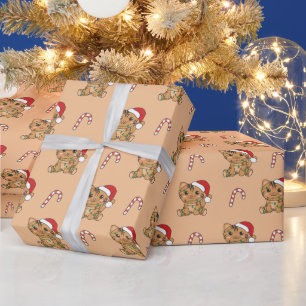 Katt Julvinter Djur Katt Papper inslagning Presentpapper