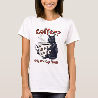 Katt Kaffe Älskare Sarcasm T Shirt