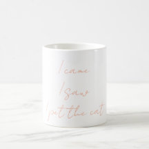Katt Kaffe Mugg