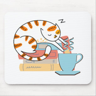 Katt, kaffe och Bokar Musmatta