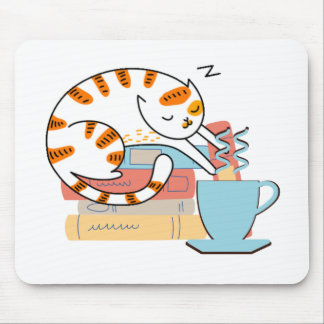 Katt, kaffe och Bokar Musmatta