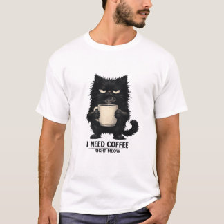 Katt Kaffe T-Shirt