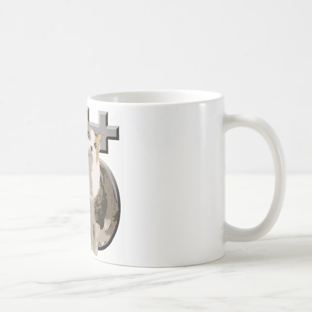 katt kaffemugg (Höger)