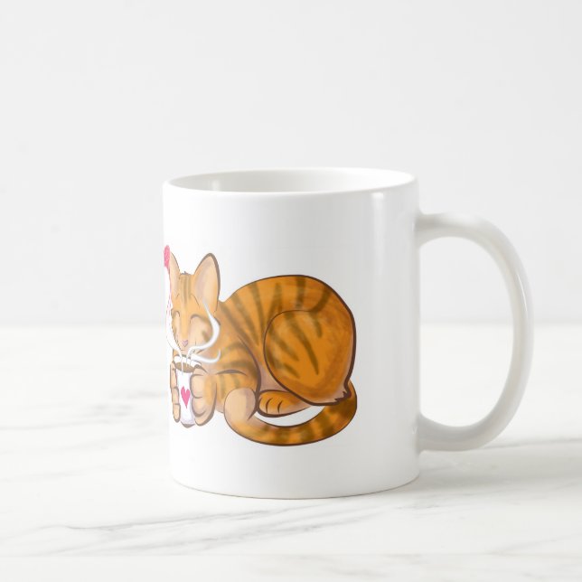 Katt Kaffemugg (Höger)