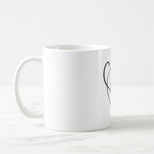 katt kaffemugg (Vänster)