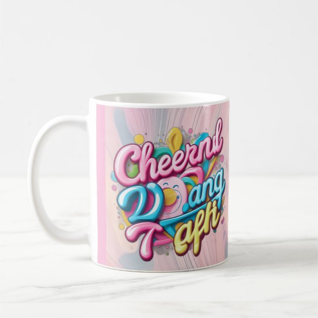 katt kaffemugg (Vänster)