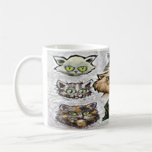 Katt Kaffemugg