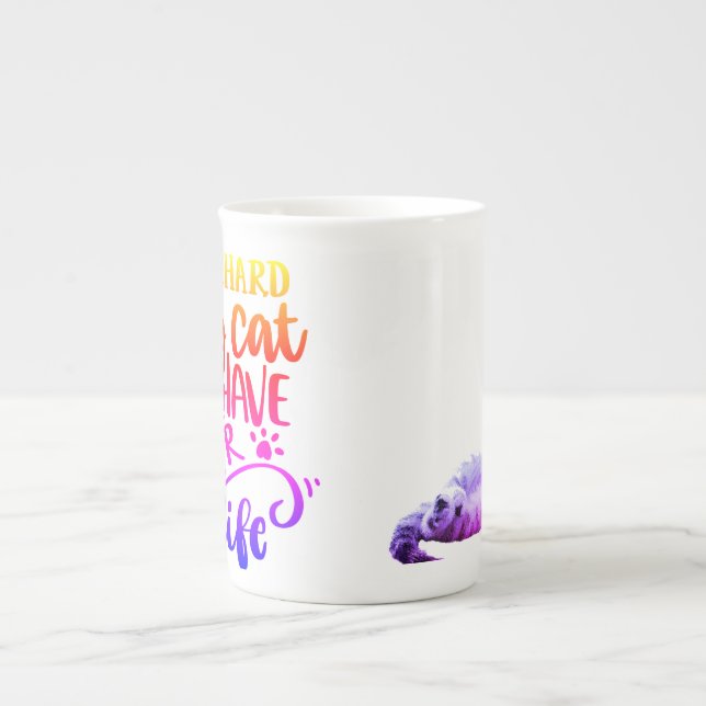 Katt-/kaffespecifikation Mugg Benporslin Mugg (Framsidan)