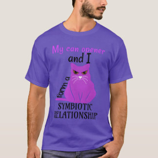 katt kan öppna symbiotiskt förhållande till katten t shirt