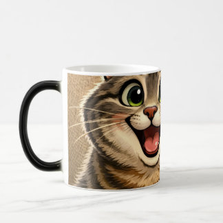 Katt Karikatyr  Magisk Mugg