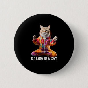 Katt, Karma är en katt, Yoga sport cat Knapp