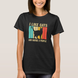 Katt Kat För manar Women Animal Introvert T Shirt