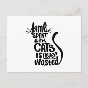 Katt Katt Katt Lover Kitten Cute Funny Gift Vykort