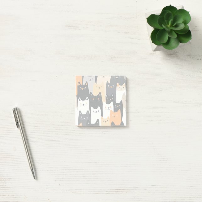 Katt Katt Katt Post It-anteckningar Post-it Block (Kontor)