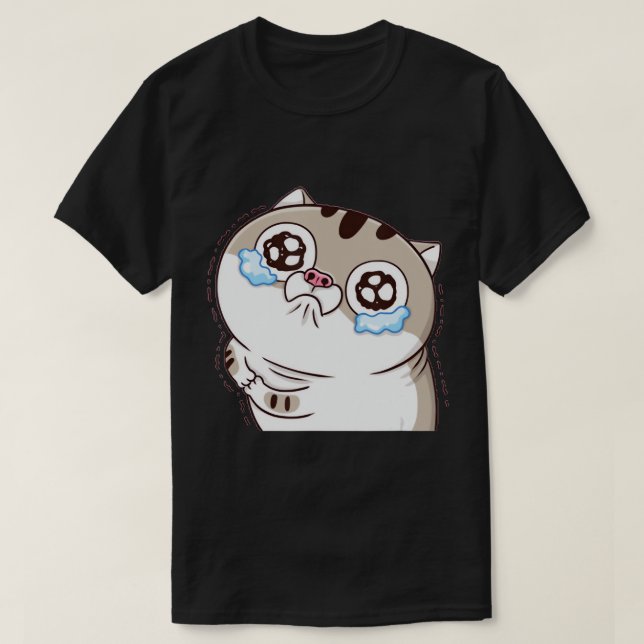 Katt, katt, katt, Tjock, katt, katt, ami, Tjock ka T Shirt (Design framsida)