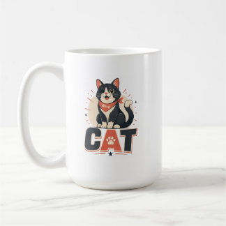 Katt, kattälskare kaffemugg