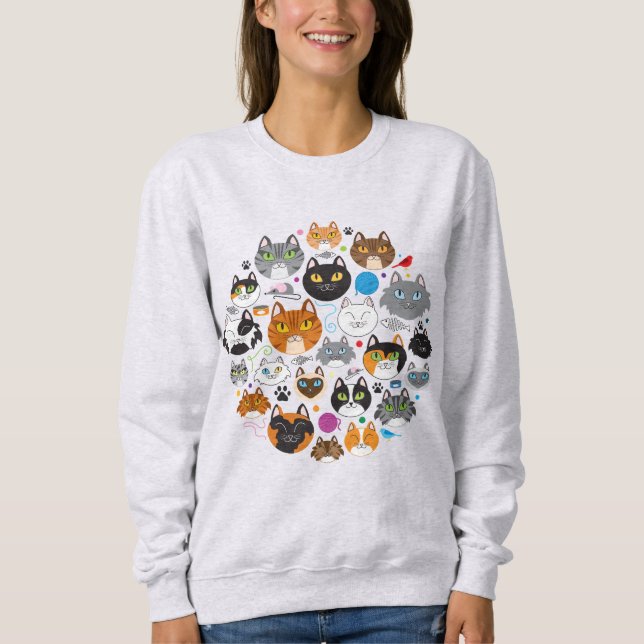 Katt Kattskjorta T Shirt (Framsida)