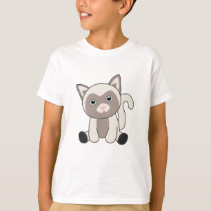 Katt Kattunge Päls Nose Cute Animals Kids T Shirt