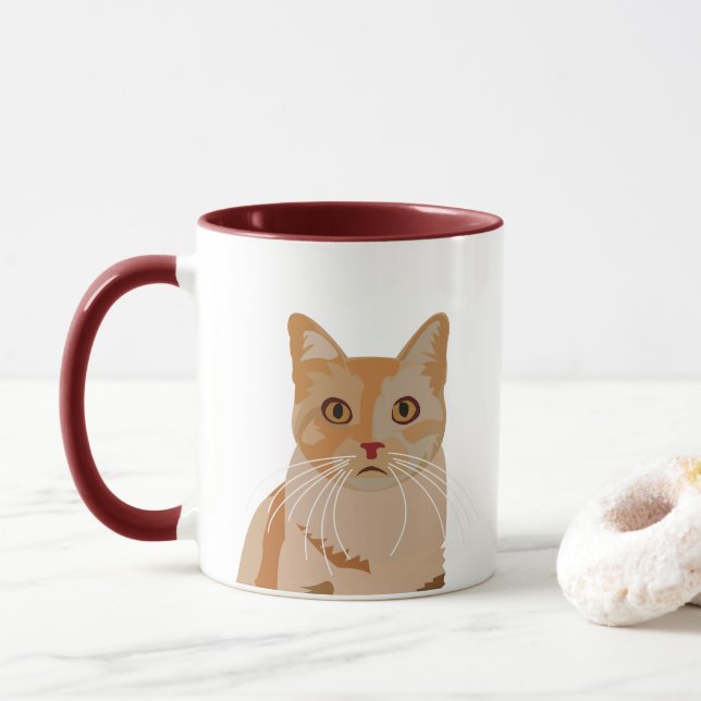 Katt Kisse Söt Katt  Mugg (Med munk)
