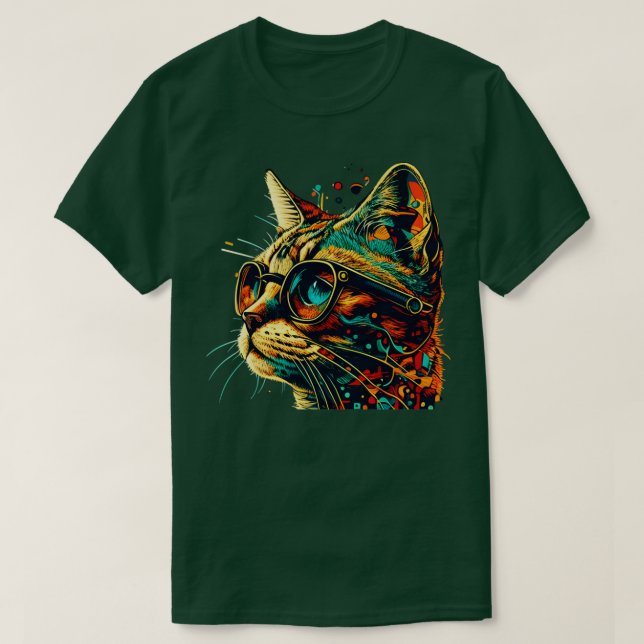 Katt Kitten Älskare T Shirt (Design framsida)