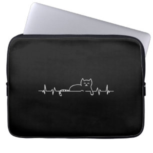 Katt Kitten Kärlek Women's Girl's Gift Laptop Fodral