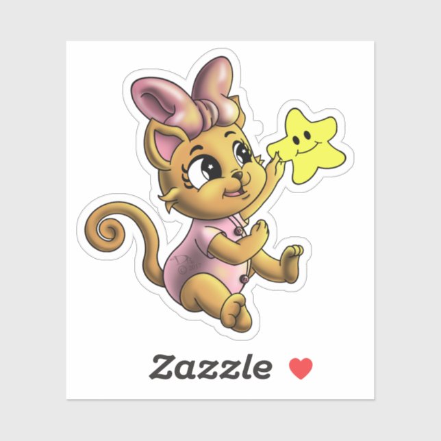 Katt Klistermärken (Ark)