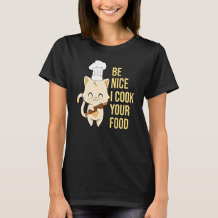 Katt Koka Kulinariskt Recept Restaurang Kock T Shirt