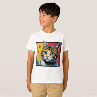Katt konst design #1 t shirt