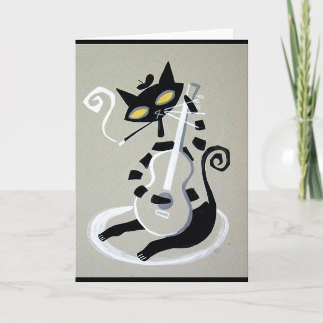 katt kort (Framsida)