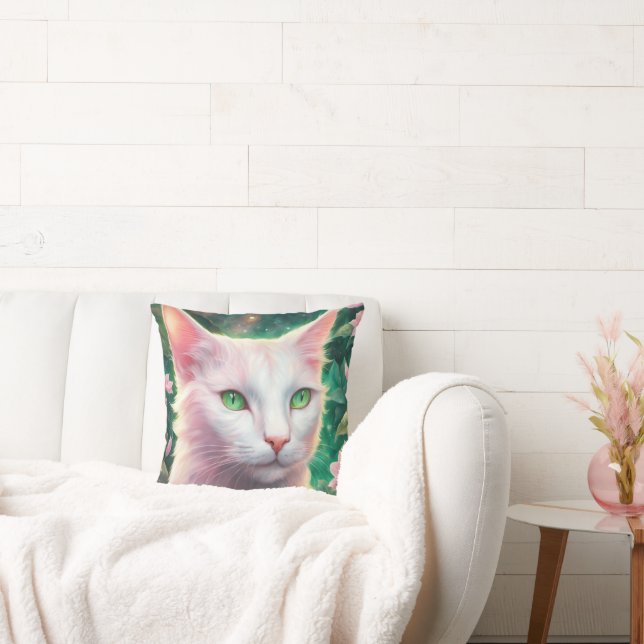 Katt Kuddinkast 51 cm x 51 cm Kudde (Soffa)