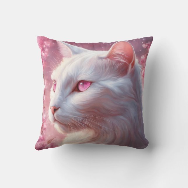 Katt Kuddinkudde 51 cm x 51 cm Kudde (Baksida)